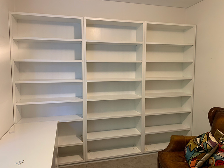 White Bookshelf